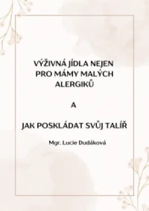 Obálka e-booku Výživná jídla nejen pro mámy malých alergiků
